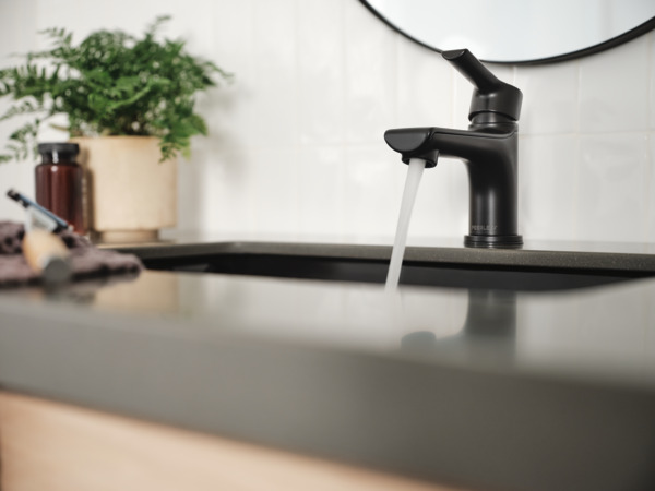 P1512LF-BL - Single Top Handle Lavatory Faucet