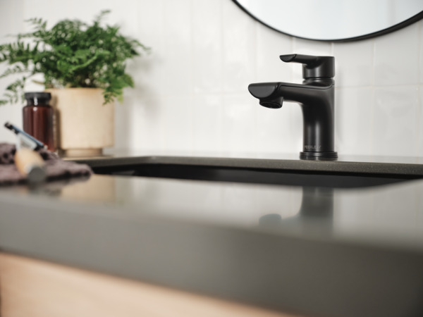 P1512LF-BL - Single Top Handle Lavatory Faucet