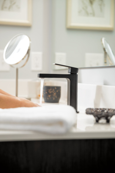 P1519LF-BL-HA - Single-Handle High-Arc Lavatory Faucet