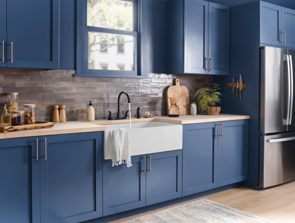 P2835LF-BL - Two Handle Kitchen Faucet
