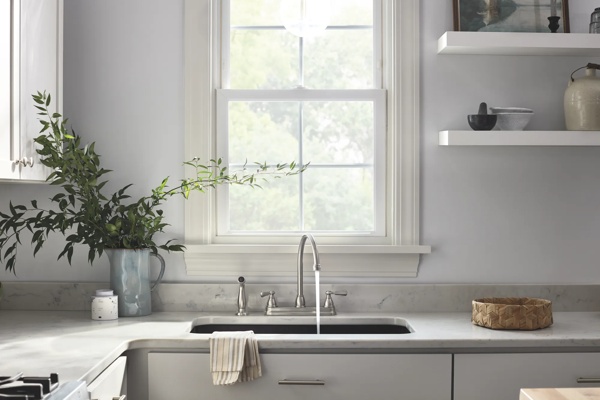 P2865LF-SS - Two-Handle Kitchen Faucet with Spray