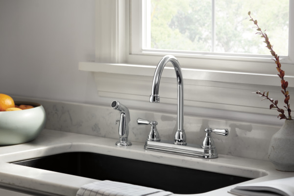 P2865LF - Two-Handle Kitchen Faucet with Spray