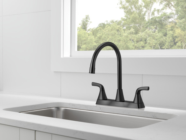 P2935LF-BL - Two Handle Kitchen Faucet