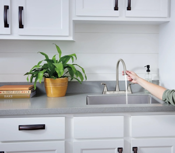 P2935LF-SS - Two Handle Kitchen Faucet