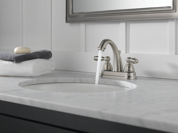 P299696LF-BN - Two Handle Bathroom Faucet