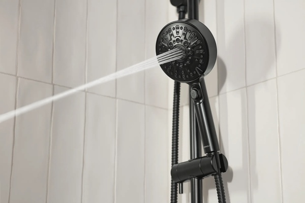 P62447-BL - Slide bar with hand shower