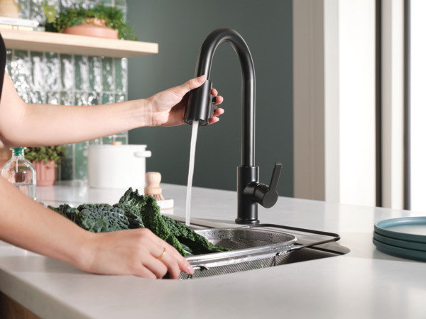 P7912LF-BL - Single Handle Pulldown Kitchen Faucet
