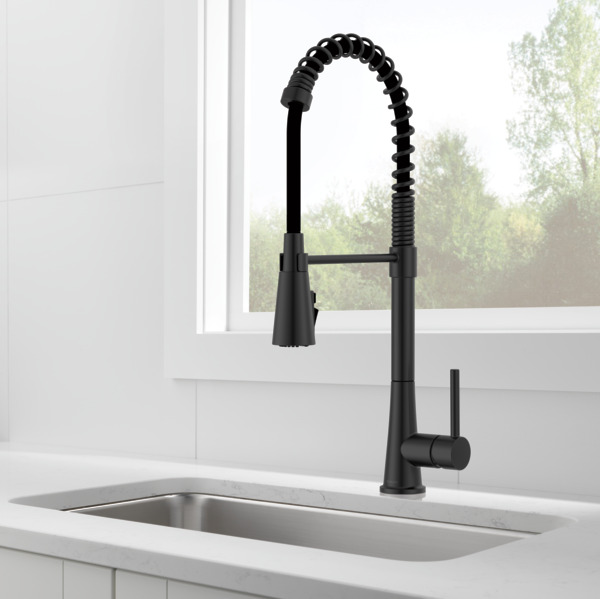 P7948LF-BL - Single-Handle Commercial Style Kitchen Faucet