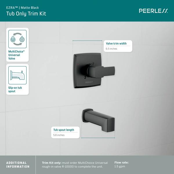 PTT14171-BL - Tub Only Trim Kit