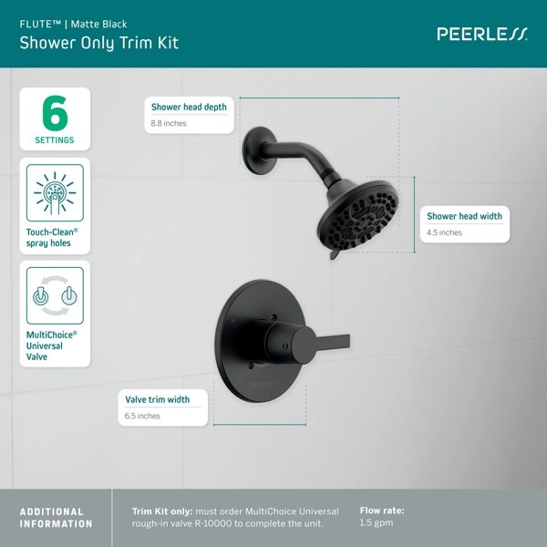 PTT14212-BL - Shower Only Trim Kit