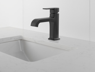P1573LF-BL - Single-Handle Curved Spout Lavatory Faucet