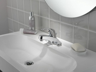 P188620LF-ECO-W - Single Handle Centerset Bathroom Faucet