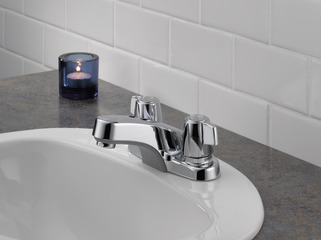 P241LF - Two Handle Bathroom Faucet