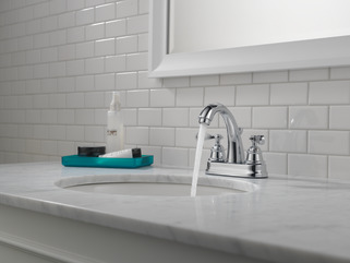 P2572LF-W - Centerset Bathroom Faucet 2L