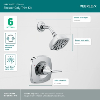 PTT14235 - Shower only trim kit