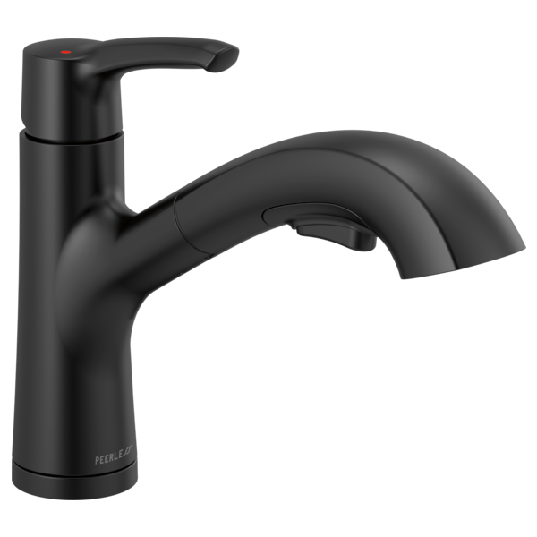 P6935LF-BL - Single Handle Pullout Kitchen Faucet