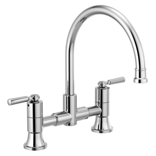 P2923lf Two Handle Bridge Kitchen Faucet