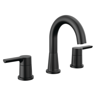 Go to P3512LF-BL Product Page Two-Handle Widespread Lavatory Faucet