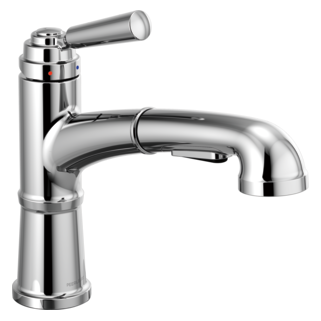 Delta Faucet P1723LF-BN Westchester Vessel Bathroom Faucet Single Handle Brushed Nickel 